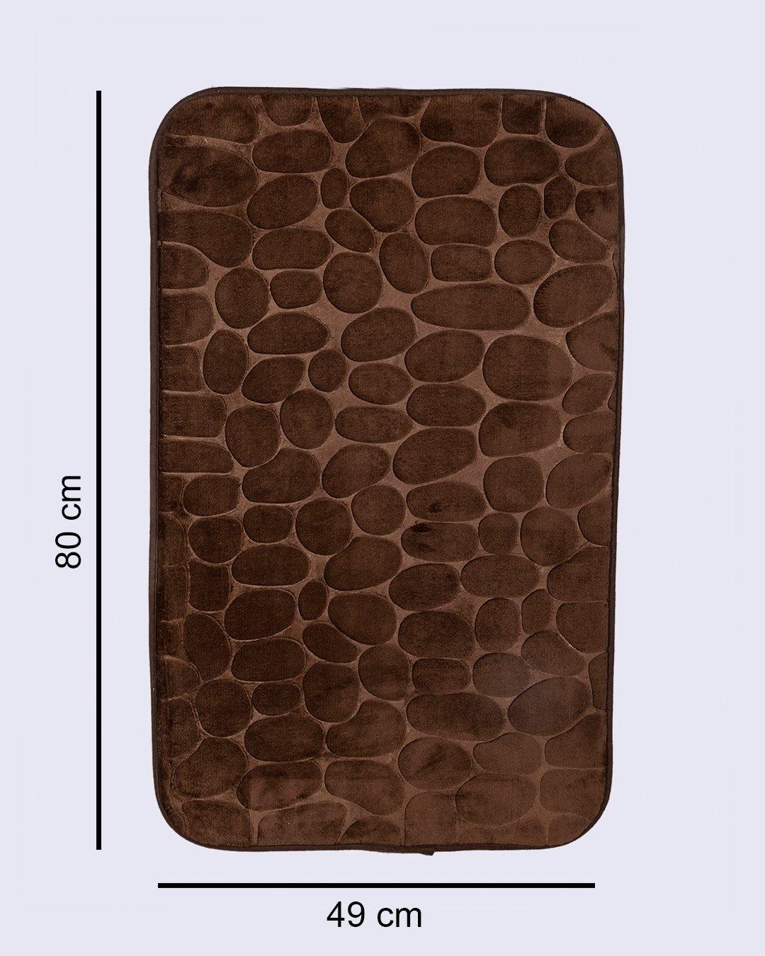 Bathroom Mat, Brown, Polyester - MARKET 99