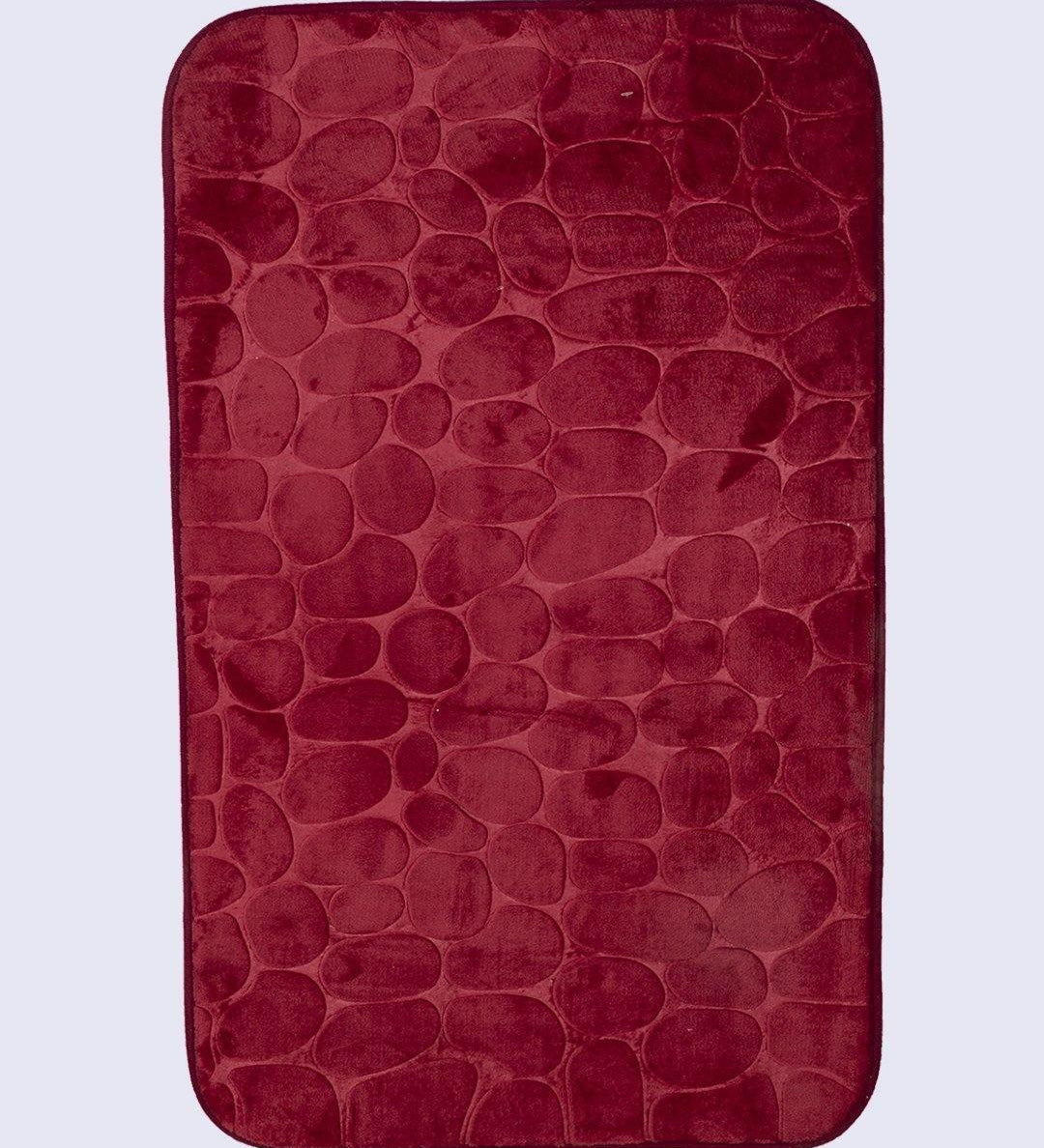 Bathroom Mat, Red, Polyester - MARKET 99