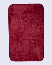 Bathroom Mat, Red, Polyester - MARKET 99