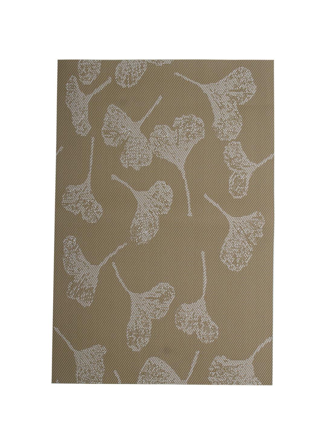 Beige Floral Pattern - Placemat Mat Set Of 4 - MARKET 99