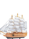 Best Sailing Boat Decorative Showpiece - Brown - MARKET 99