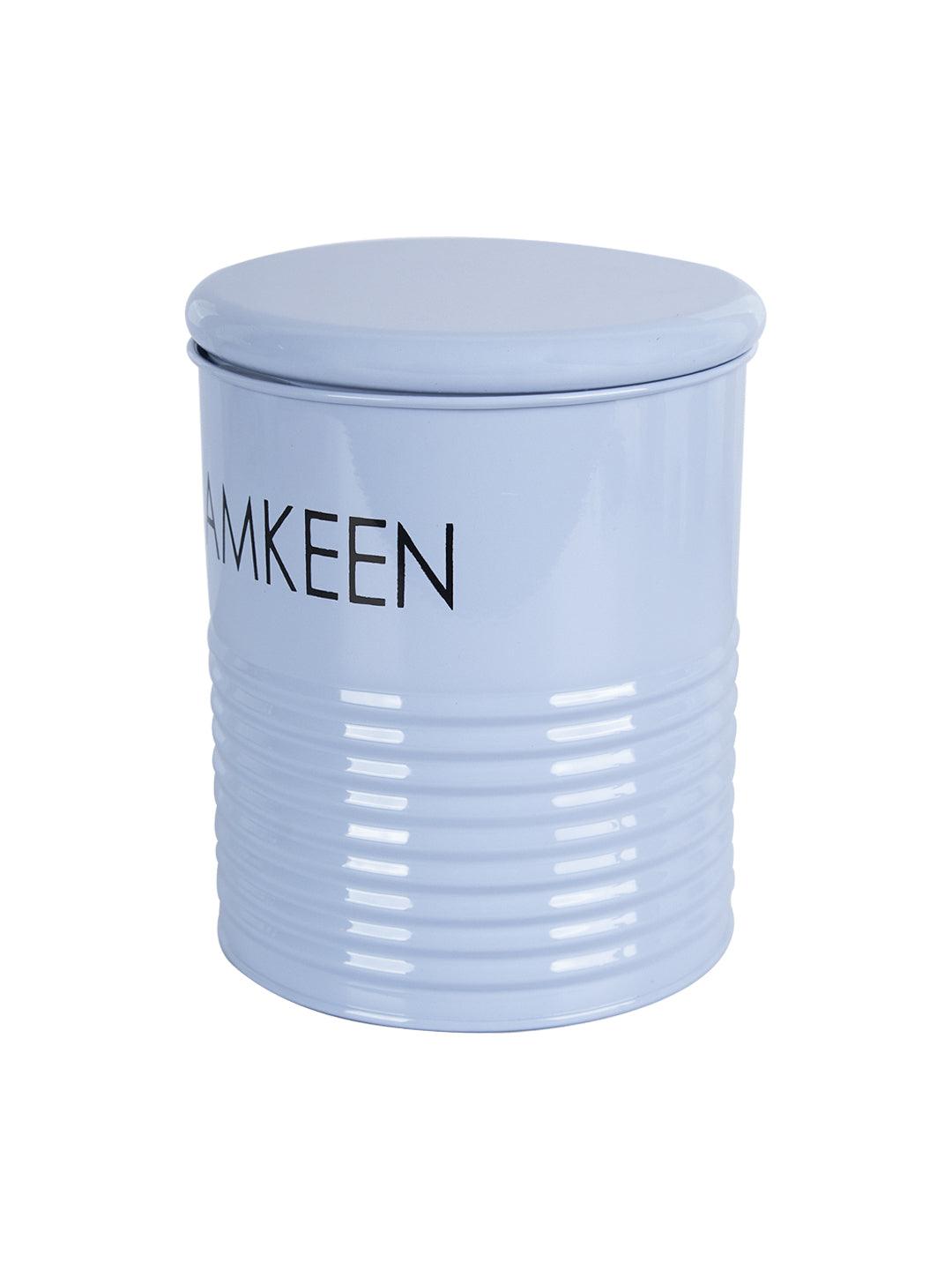Biscuits & Namkeen Jar Set Of 2 ( Light Blue, Each 1700 Ml ) - MARKET 99