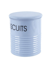 Blue Biscuits Jar with Lid (1700mL)