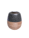 Black Ceramic Pear Shaped Bathroom Set - Matte, Stone Finish - MARKET 99