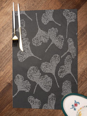 Black Floral Pattern - Placemat Mat Set Of 4 - MARKET 99