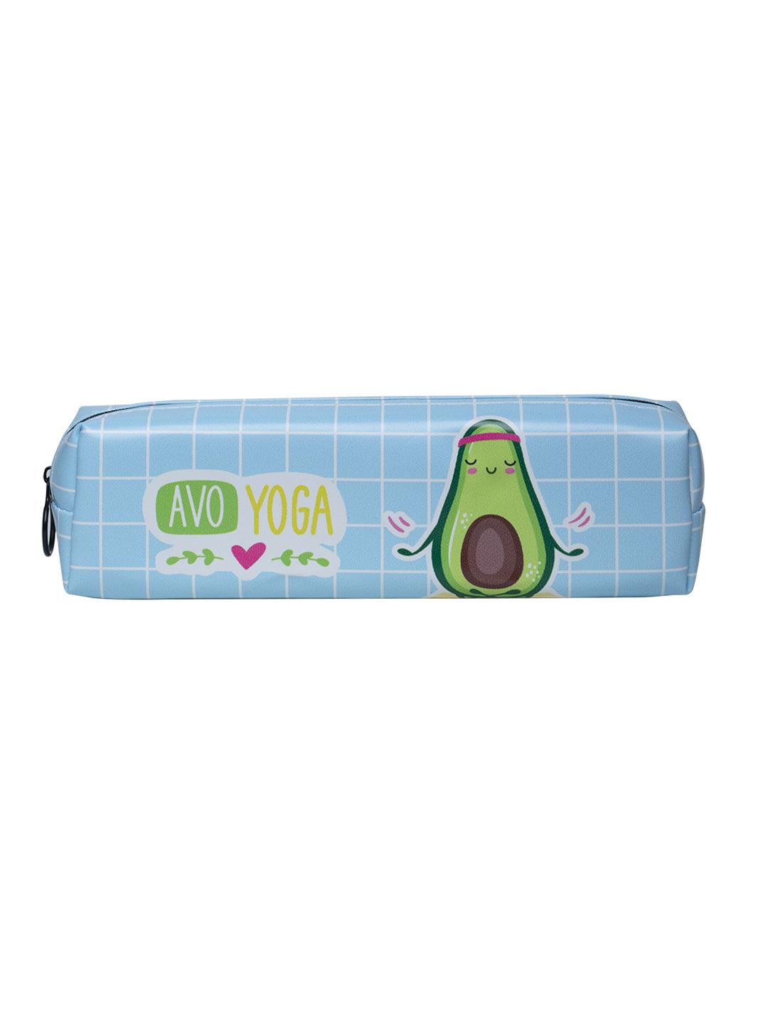 Blue Cute Pencil Pouch - Avacado Print - MARKET 99