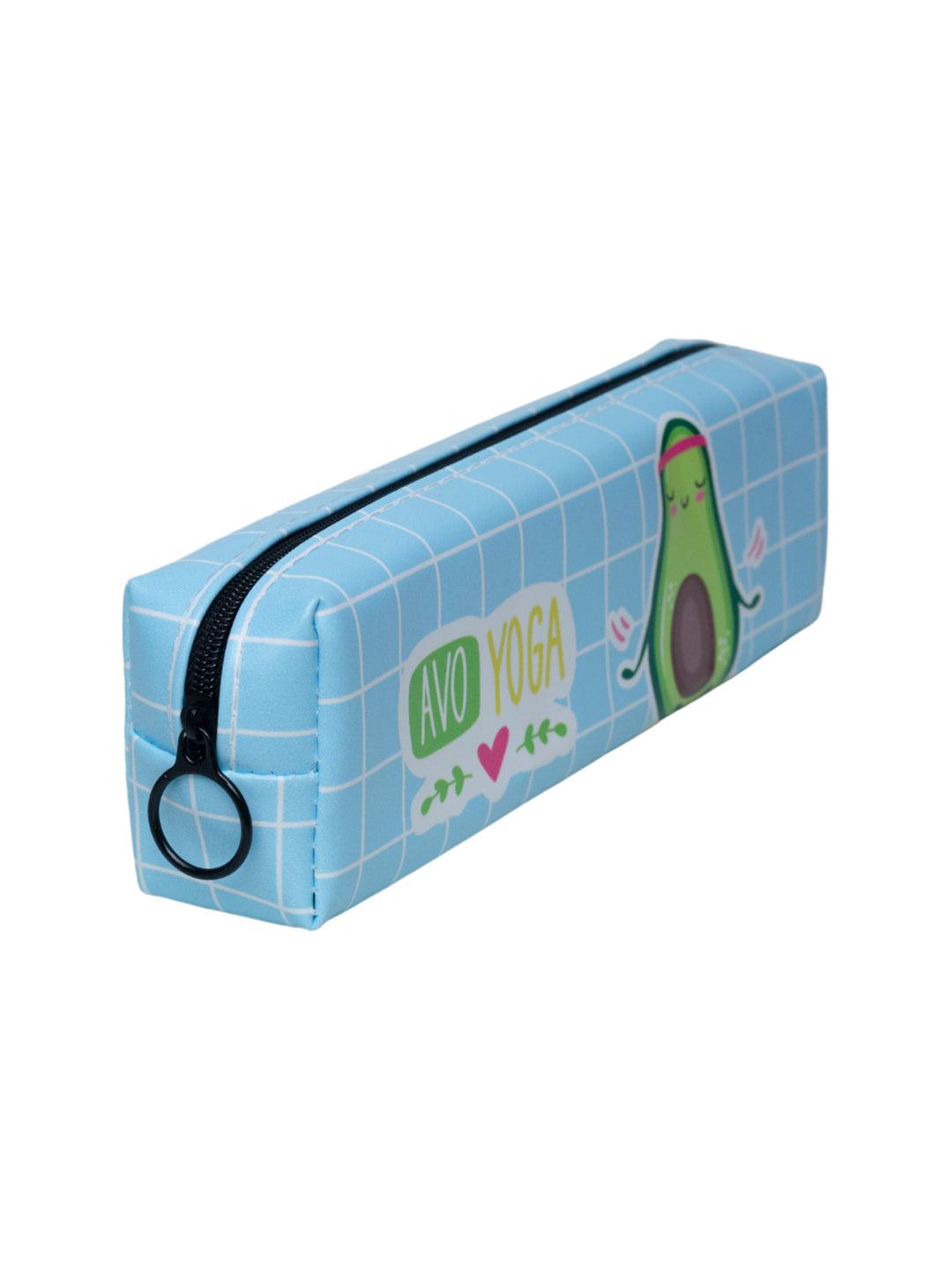 Blue Cute Pencil Pouch - Avacado Print - MARKET 99