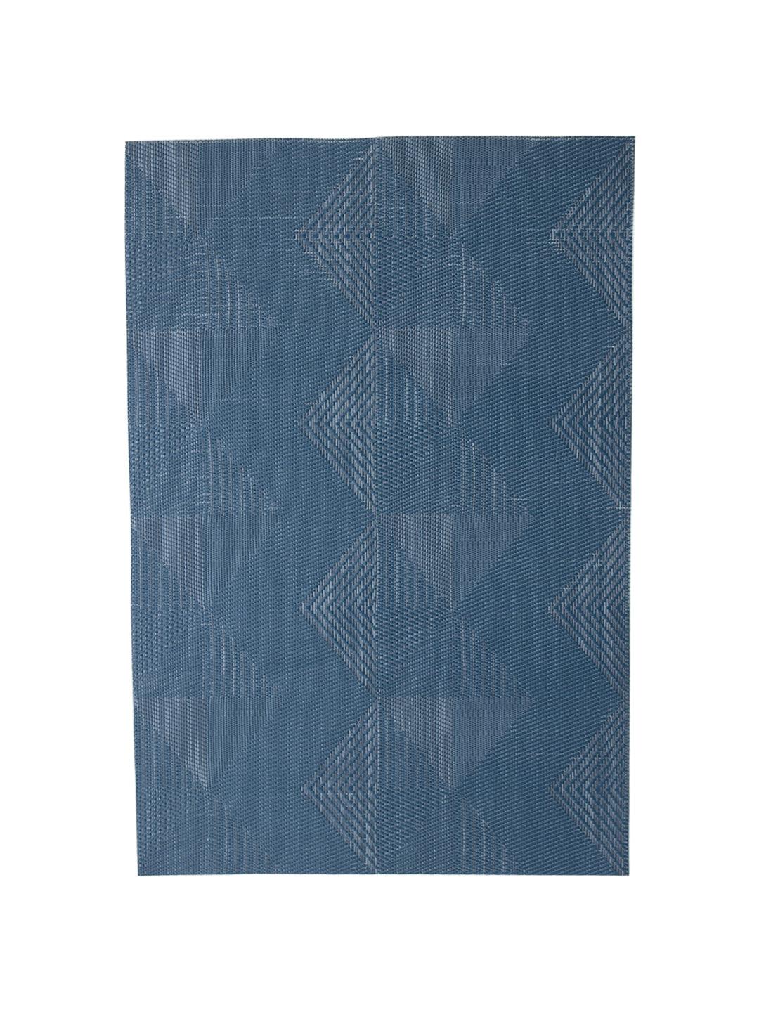 Blue Tringle Pattern - Placemat Mat Set Of 4 - MARKET 99