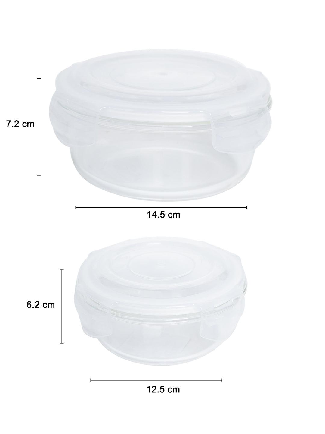 Multipurpose Round Borosilicate Food Containers