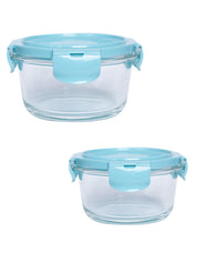 Multipurpose Round Borosilicate Food Containers