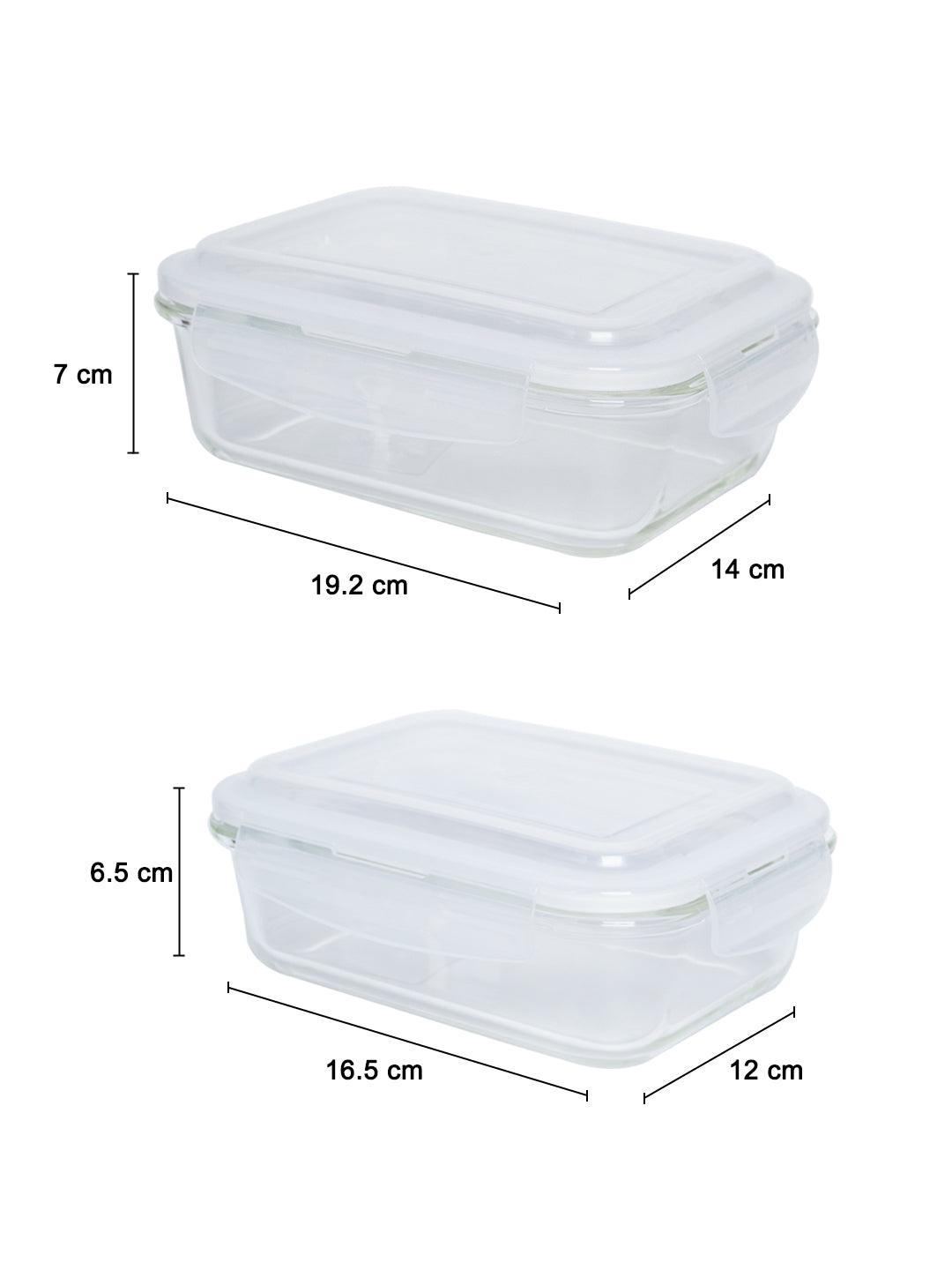 Multipurpose Borosilicate Food Storage Containers