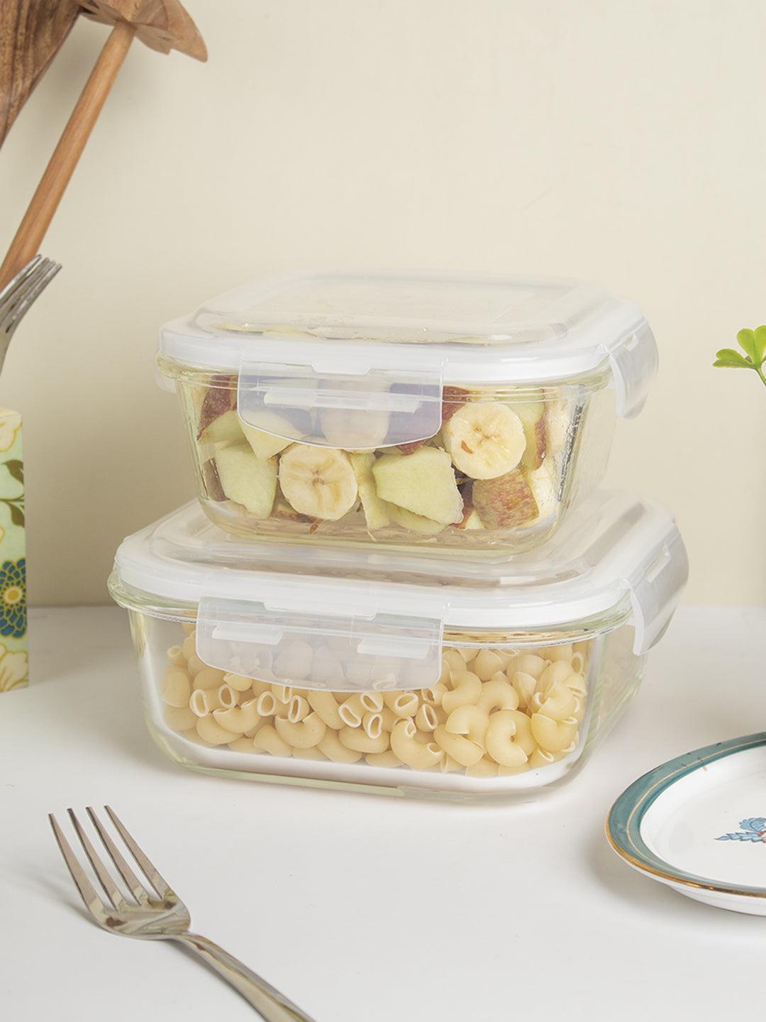 Multipurpose Borosilicate Glass Food Storage Containers