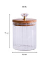 Borosilicate Glass Jar - 450Ml, Glass Texture - MARKET 99
