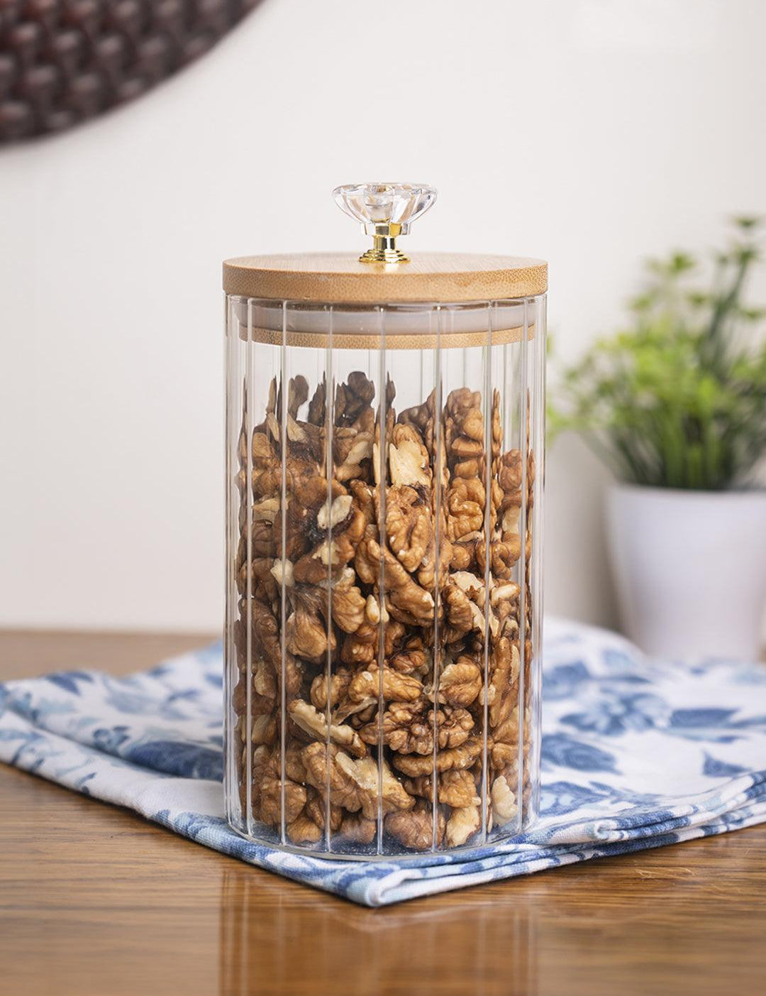 Borosilicate Glass Jar - 700Ml, Glass Texture - MARKET 99