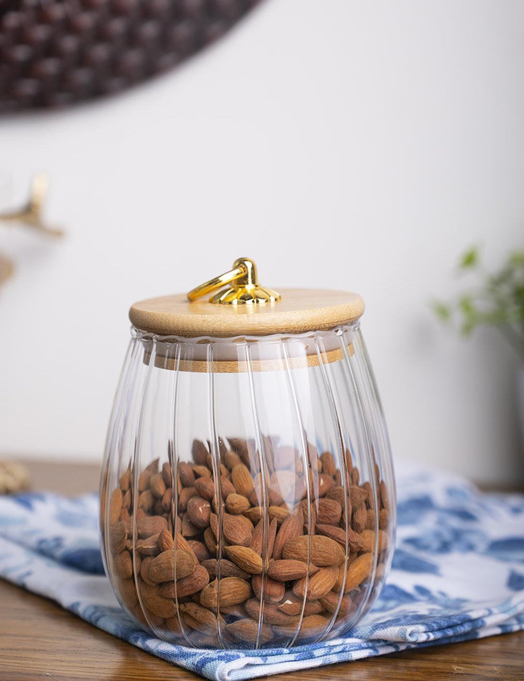 Borosilicate Glass Storage Jar - 650Ml, Glass Texture - MARKET 99