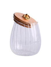 Borosilicate Glass Storage Jar - 650Ml, Glass Texture - MARKET 99
