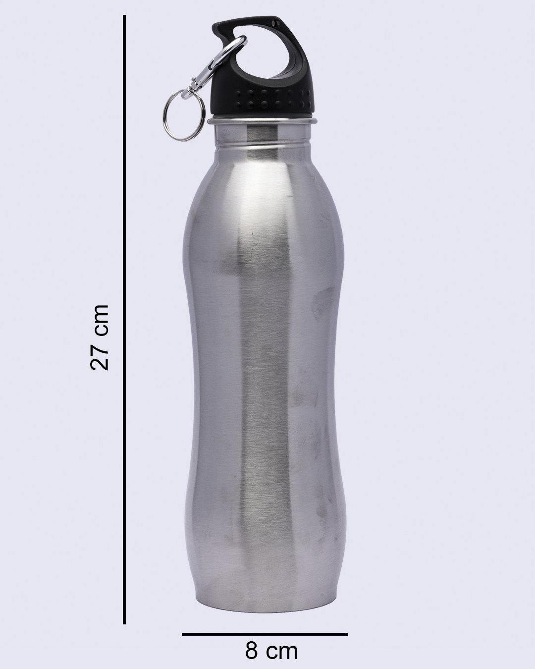 Bottle, Water Bottle, Silver, Stainless Steel, 750 mL - MARKET 99