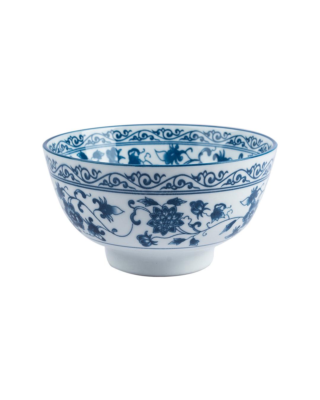 Bowls, Glossy Finish, Royal Blue, Ceramic, Set of 2, 300 mL - MARKET 99