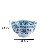 Bowls, Glossy Finish, Royal Blue, Ceramic, Set of 2, 300 mL - MARKET 99