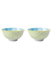 Bowls, Serving Bowl Set, Light Green, Ceramic, Set of 2, 360 mL - MARKET 99