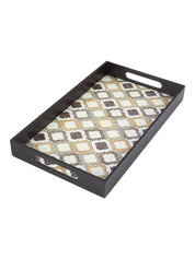 Brown Rectangular Tray with handle - Market 99 - MARKET 99