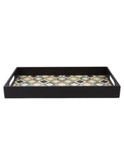 Brown Rectangular Tray with handle - Market 99 - MARKET 99