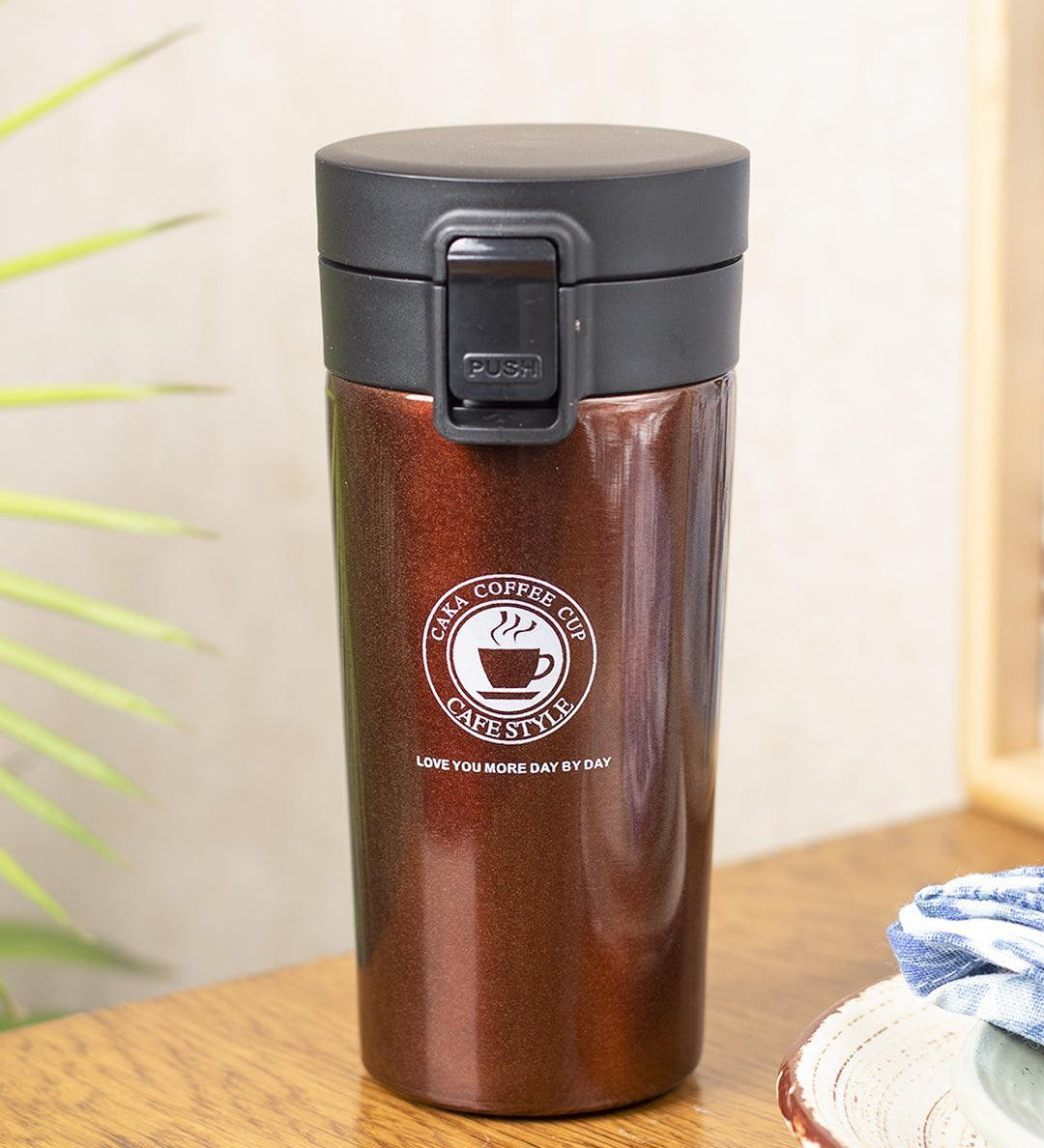 Brown Travel Mug 350Ml - MARKET 99