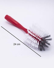 Brush Set, 2 Large & 1 Small, Red, Plastic - MARKET 99