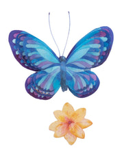 Butterfly Wall Stickers, Multicolour, Plastic, Set of 18 - MARKET 99