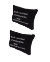 Car Neck Rest Cushion Pillow - Set of 2 (Black) - MARKET 99