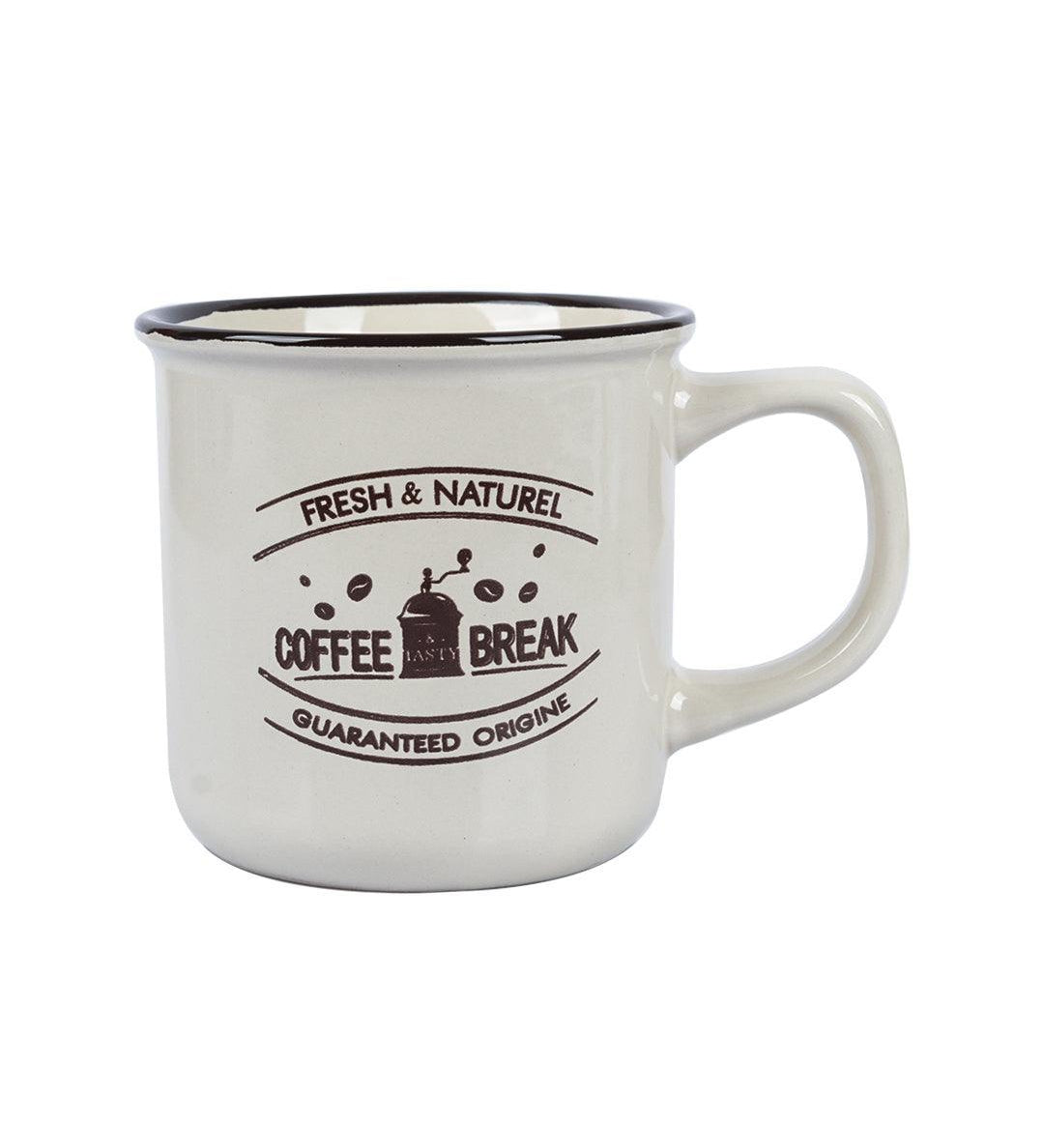 Ceramic Coffee Mug 330 mL (Beige) - MARKET 99