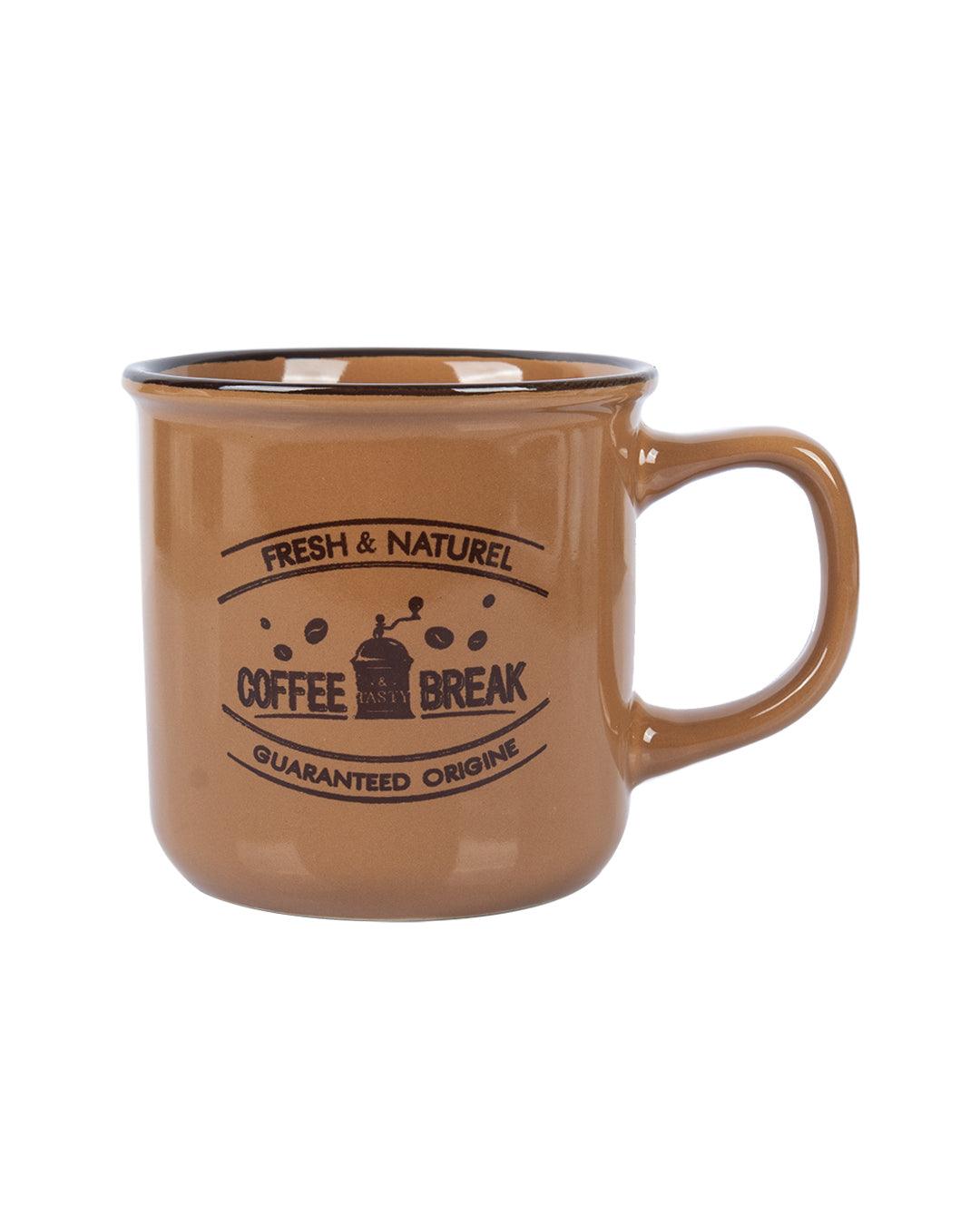 Ceramic Coffee Mug 330 mL(Brown) - MARKET 99