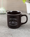 Ceramic Coffee Mug 330 mL (Dark Brown) - MARKET 99