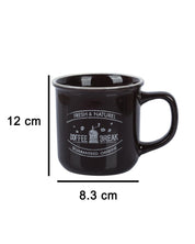 Ceramic Coffee Mug 330 mL (Dark Brown) - MARKET 99