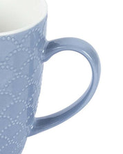 Ceramic Coffee Mug 330 mL (Light Blue & Blue) - MARKET 99