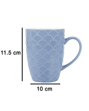 Ceramic Coffee Mug 330 mL (Light Blue & Blue) - MARKET 99