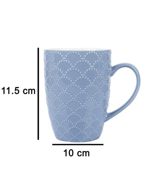 Ceramic Coffee Mug 330 mL (Light Blue & Blue) - MARKET 99