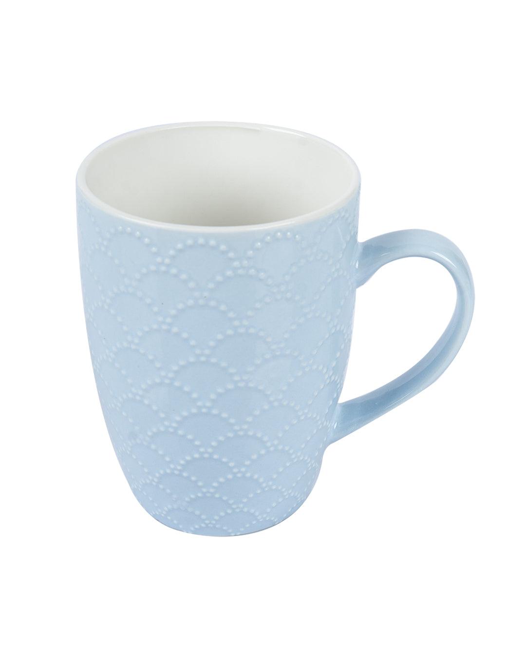 Ceramic Coffee Mug 330 mL (Light Blue & Blue) - MARKET 99