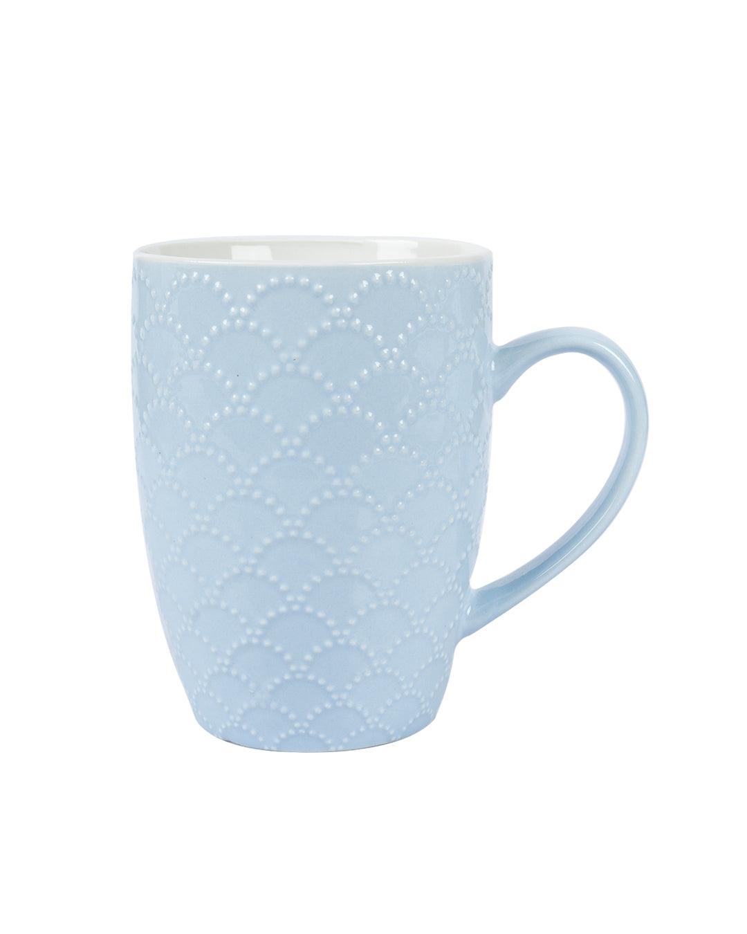 Ceramic Coffee Mug 330 mL (Light Blue & Blue) - MARKET 99