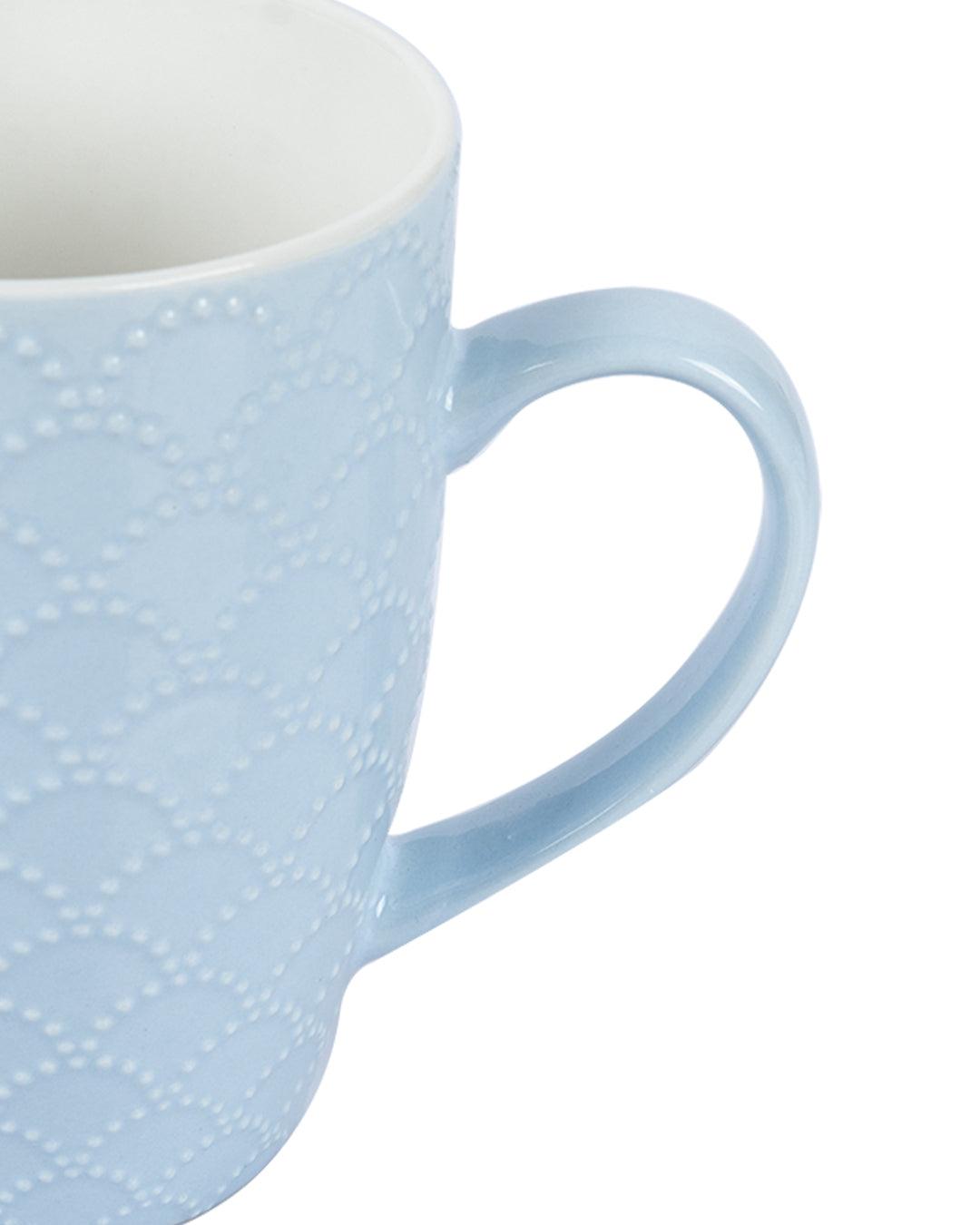 Ceramic Coffee Mug 330 mL (Light Blue & Blue) - MARKET 99