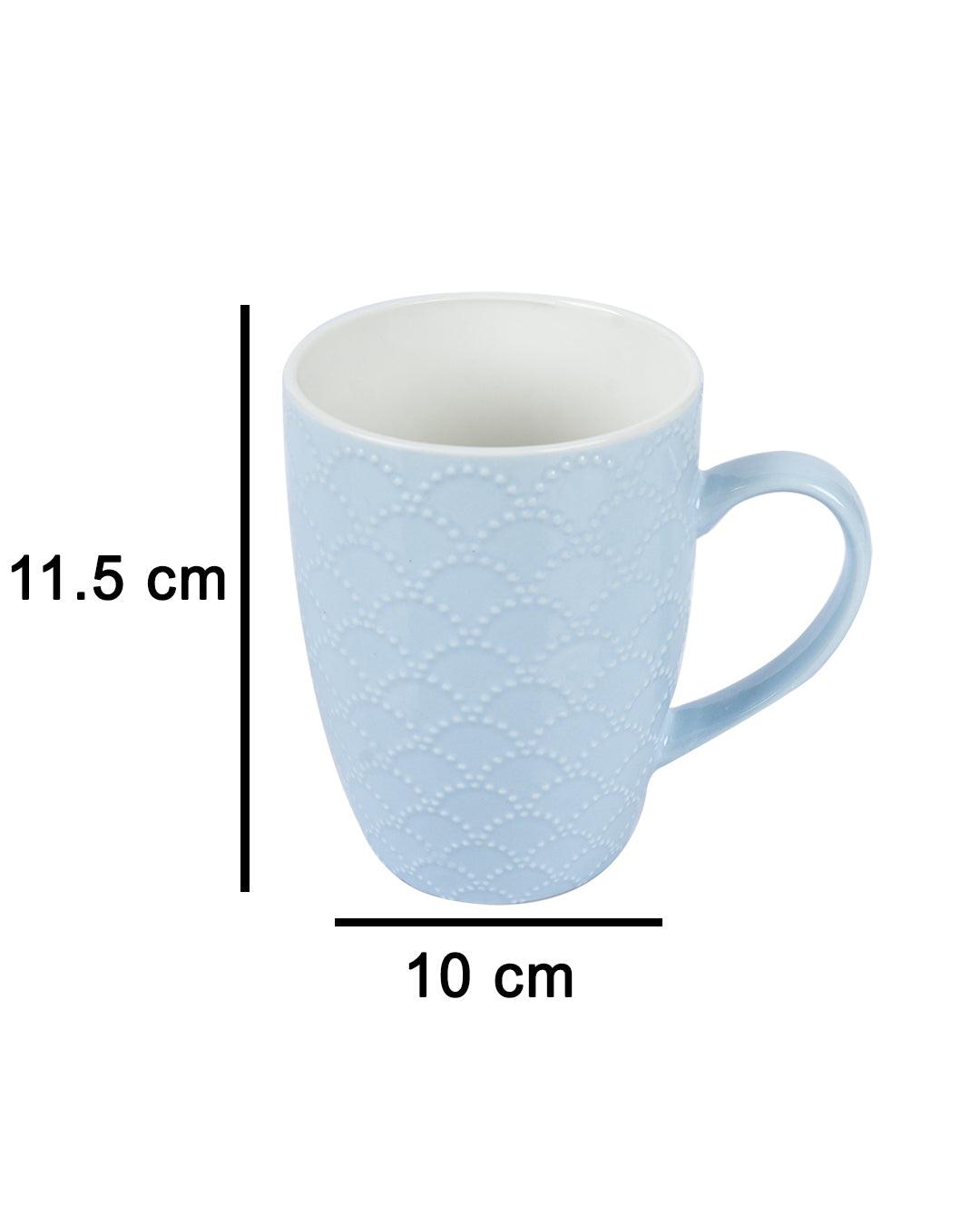 Ceramic Coffee Mug 330 mL (Light Blue & Blue) - MARKET 99