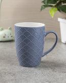 Ceramic Coffee Mug 330 mL (Light Blue & Blue) - MARKET 99