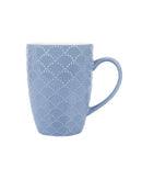 Ceramic Coffee Mug 330 mL (Light Blue & Blue) - MARKET 99