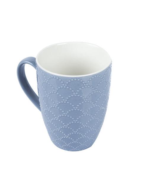 Ceramic Coffee Mug 330 mL (Light Blue & Blue) - MARKET 99