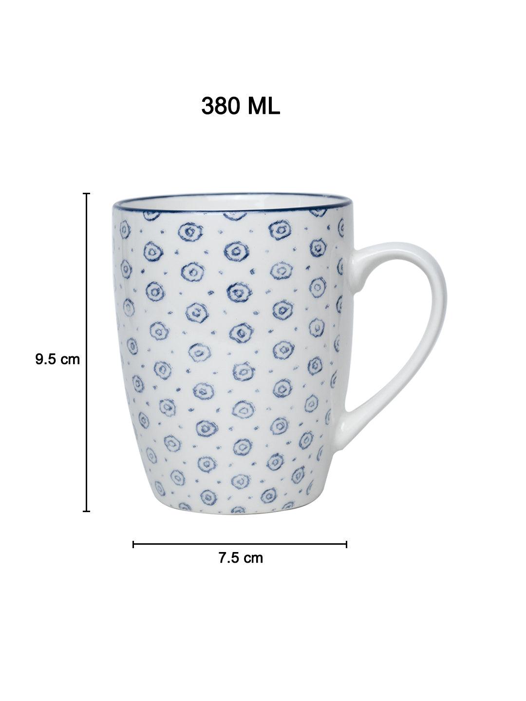Ceramic Coffee Mug - 380Ml, Dot Repeat - MARKET 99