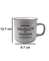 Ceramic Coffee Mug 440 mL (Grey) - MARKET 99