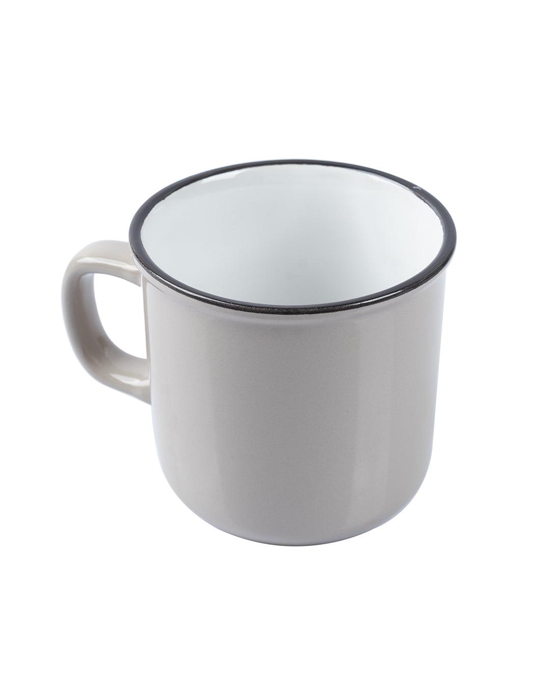 Ceramic Coffee Mug 440 mL(White) - MARKET 99