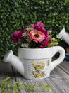 Ceramic, Table Planter, Floral Print, Matt : Finish, Multicolor