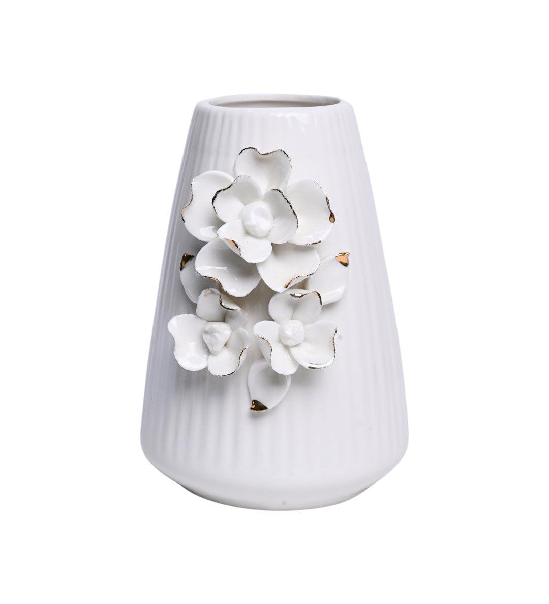 Ceramic White Vase for Home Decoration - MARKET 99