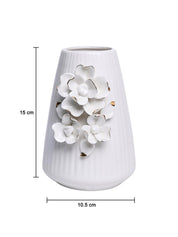Ceramic White Vase for Home Decoration - MARKET 99